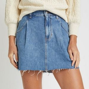 Free People Denim Cosmico Skirt Size 26